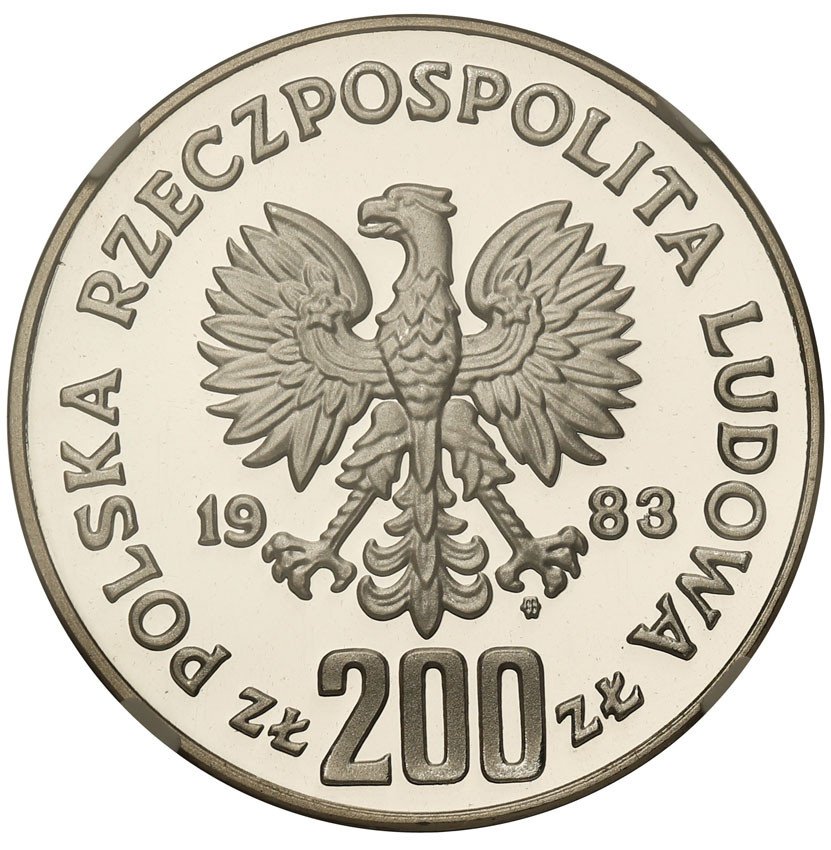PRL. 200 złotych 1981 Sobieski - Odsiecz Wiedeńska NGC PF69 ULTRA CAMEO